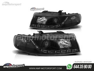 FAROS DELANTEROS LUZ DIURNA LED PARA SEAT LEON / TOLEDO 1M