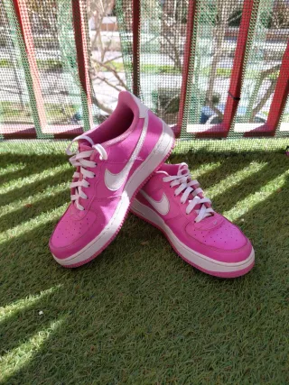 Nike Air Force 1 rosas y blancas Unisex.Originales