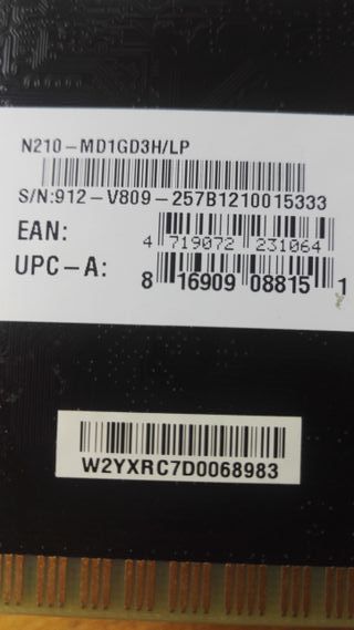 Tarjeta Gráfica MSI HDMI DVI Bajo Perfil