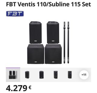 Altavoces FBT Activos