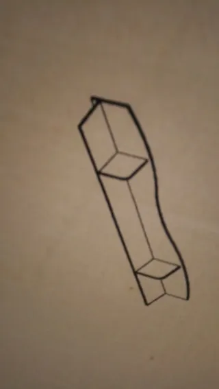 Estantería pared L Blanco Naranja