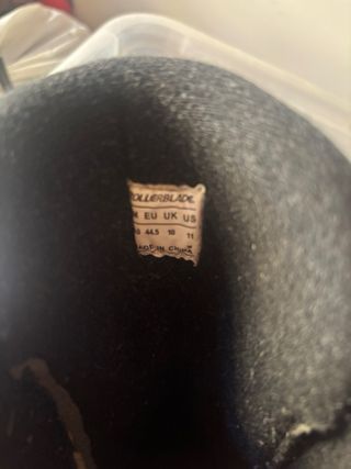 Patines en línea Rollerblade negros talla 44,5.