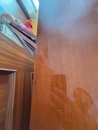 Comoda libreria de madera