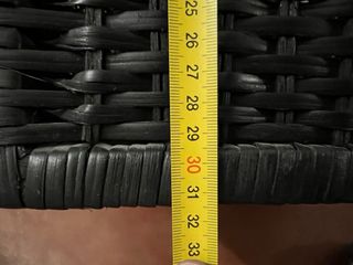 Cestas mimbre negra para estanteria KALLAX