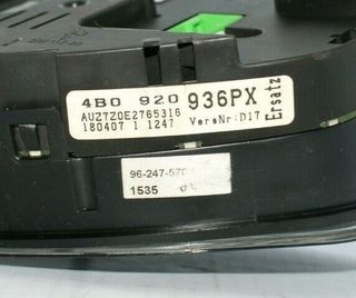 Cuadro de Instrumentos Velocímetro AUDI A6 4B0920936PX 110.208.948/082