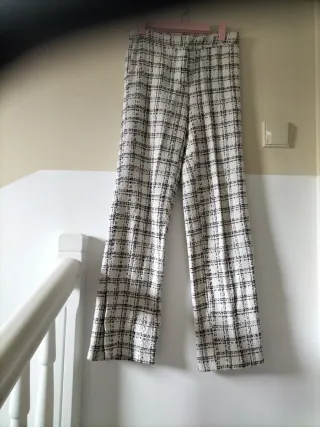 Conjunto Chaleco y Pantalón Zara Cuadros