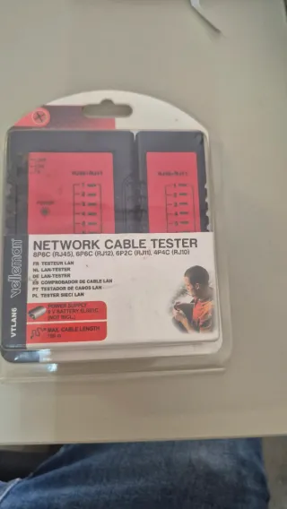 Comprobador de cables Velleman VTLAN6