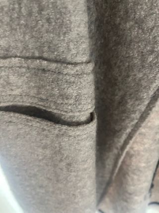 Abrigo Zara Gris Lana