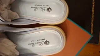 Mocassini Loro Piana Donna Azzurro Camoscio