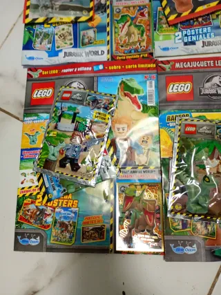 Lote 4 Revistas LEGO Jurassic World