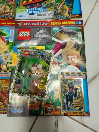 Lote 4 Revistas LEGO Jurassic World