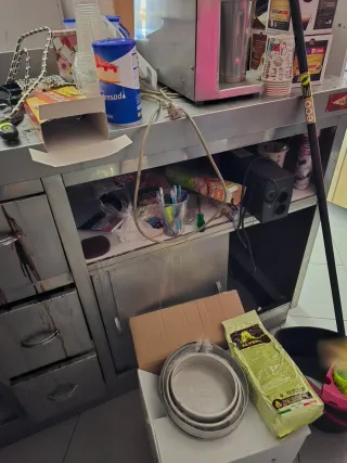 Mueble Acero Cafetera