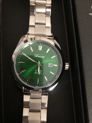 Reloj Denversi Nuevo Verde y Plateado