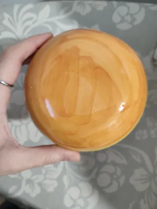 Mongolfiera arcobaleno in ceramica artigianale