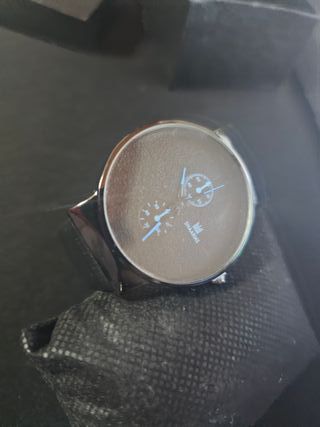 Reloj SHAARMS Negro y Plateado