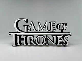 Logo 3D JUEGO DE TRONOS GOT | Decoración Colección