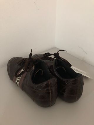 Bikkembergs Piel Charol Vintage Marrón