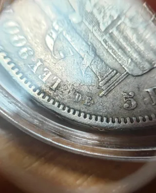 5 Pesetas Amadeo I 1871 *18-73* DE M