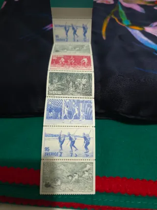 Cuadernillo Sellos Suecia 1977