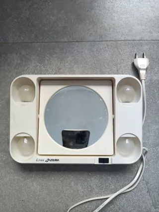 Specchio da trucco portatile Linea Azzurra