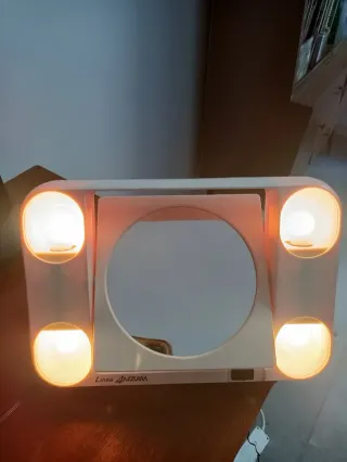 Specchio da trucco portatile Linea Azzurra