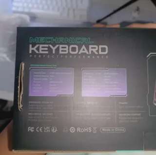 Teclado Mecánico 61% Blanco SOLO ENVIOS