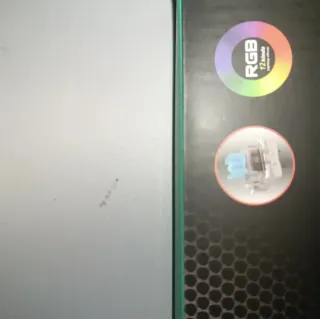 Teclado Mecánico 61% Blanco SOLO ENVIOS