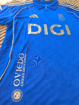 Camiseta Fútbol Azul Oviedo