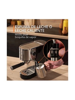 Cafetera Krups Acero Inox 1L Automática