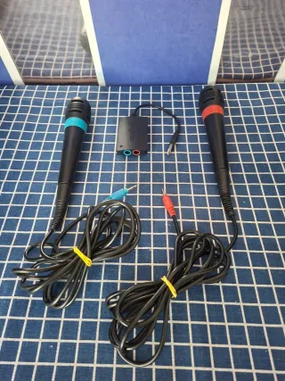 PS2 SINGSTAR MICROS ORIGINALES COMPLETOS