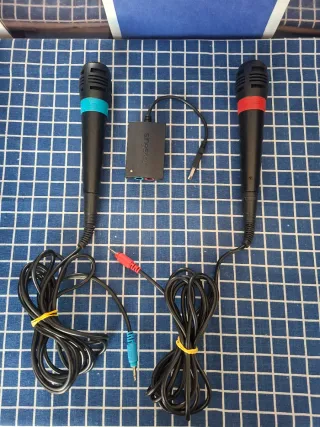 PS2 SINGSTAR MICROS ORIGINALES COMPLETOS