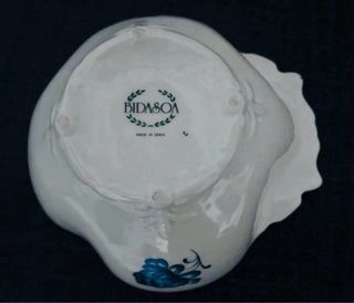 Plato Bidasoa porcelana azul y blanco