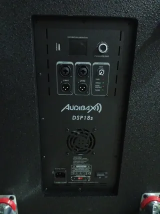 Pareja Subgraves Audibax DSP18S
