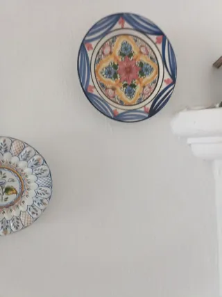 10 Piatti decorativi dipinti a mano