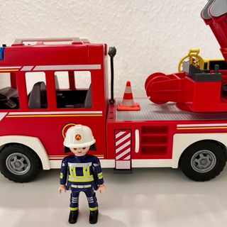 Camión Bomberos Playmobil con Luces y Sonido