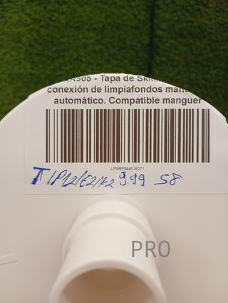 Coperchio per skimmer - 32 - 38 mm di diametro - Gre