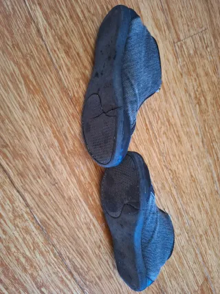 Zapatos Flux veganos textiles grises t.37