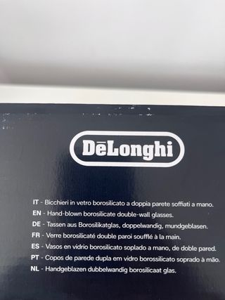 Set 6 Vasos DeLonghi Hot & Cold Cristal