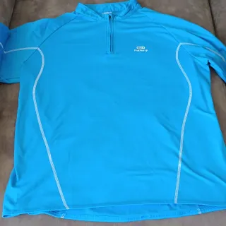 Pack 2 Camiseta térmicas Kalenji XL  (Azul/Gris)