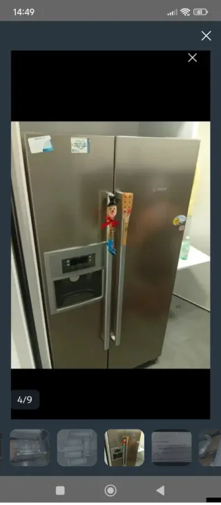 Piezas Nevera Bosch americana.