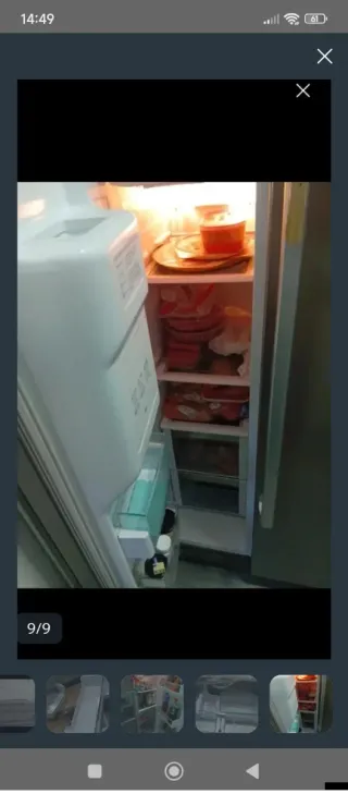 Piezas Nevera Bosch americana.