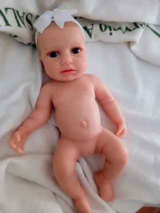 Bebé Reborn Silicona Platino