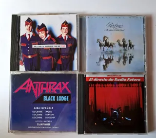 Cd Anthrax Radio futura Bob Seeger Inxs