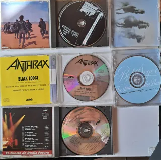 Cd Anthrax Radio futura Bob Seeger Inxs