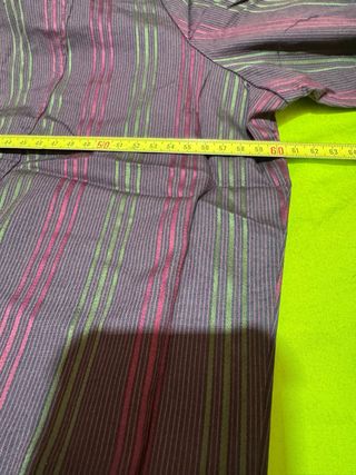 Camicia 7 Camicie righe nere, verdi e rosse