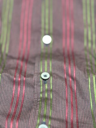 Camicia 7 Camicie righe nere, verdi e rosse