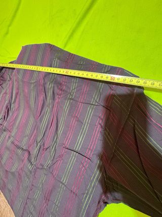 Camicia 7 Camicie righe nere, verdi e rosse