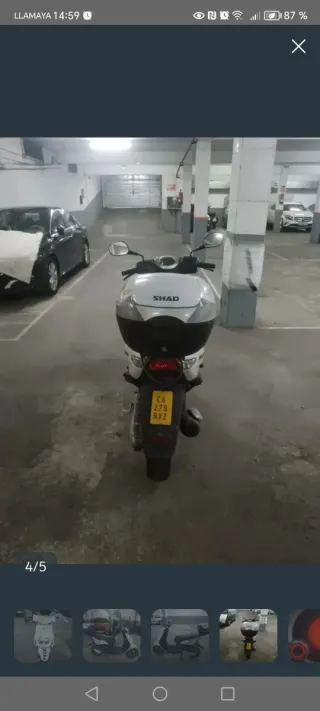 Yamaha Scooter Blanca Automática