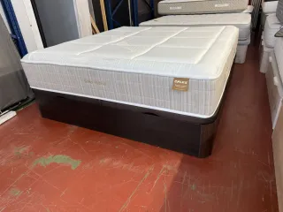 180x190 KING SIZE CANAPE MADERA WENGUE TAPA3D GRA