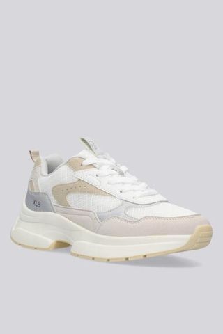 Zapatilla Silver XL8 Beige y Blanca